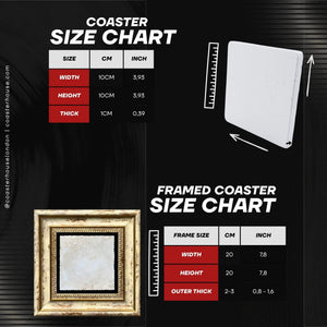 Stone Coaster - Dimensions & Care Guide