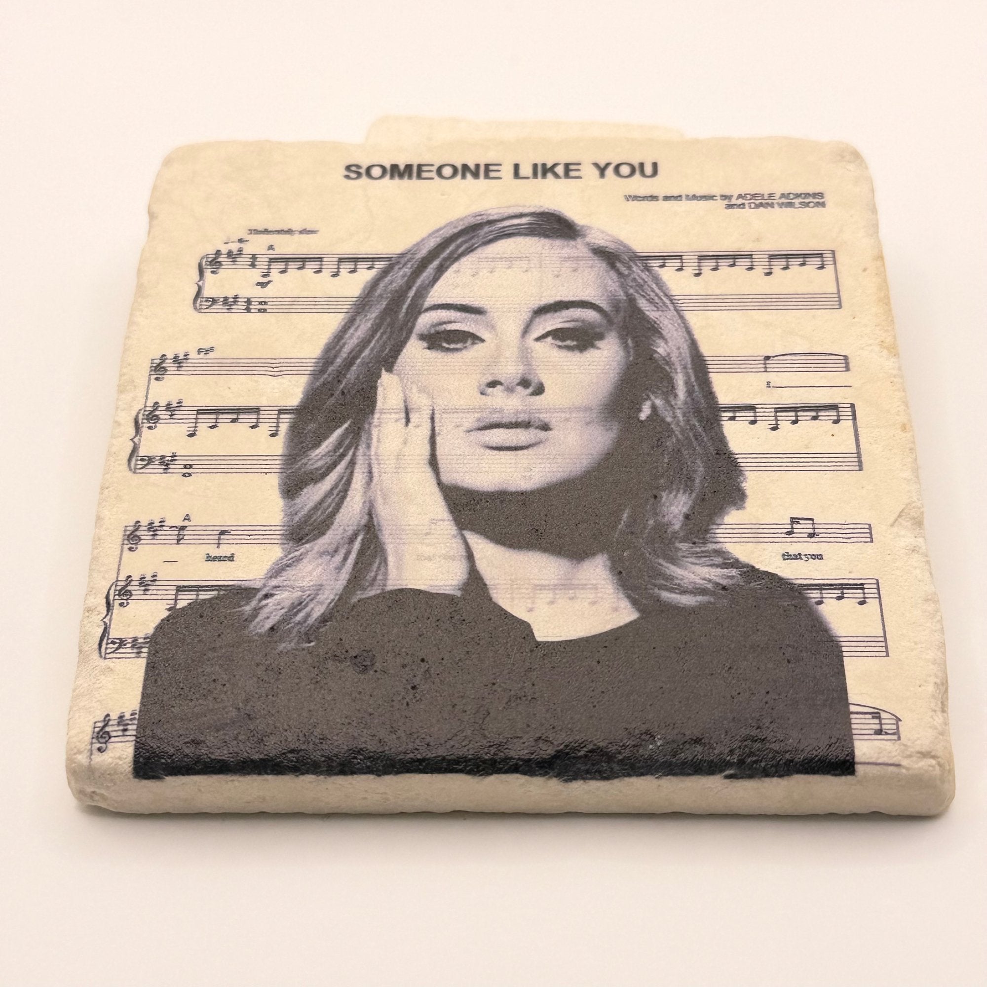 Adele Someone Like You Stone Coaster