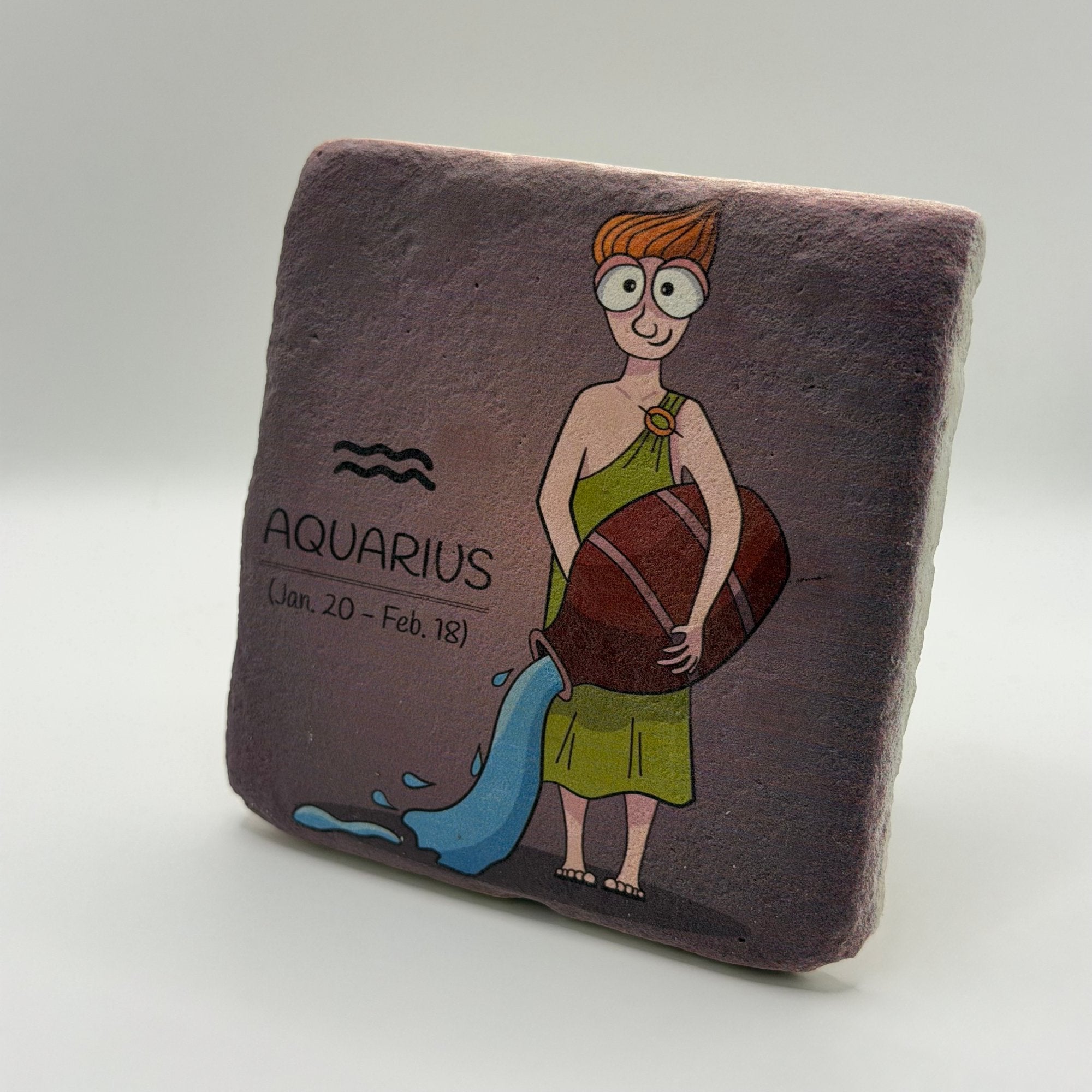 Aquarius Stone Coaster
