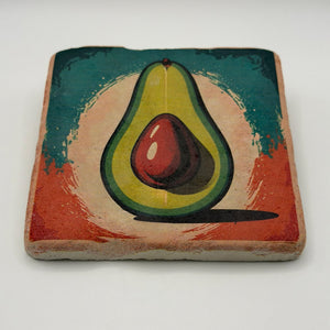 Avocado Paint Stone Coaster