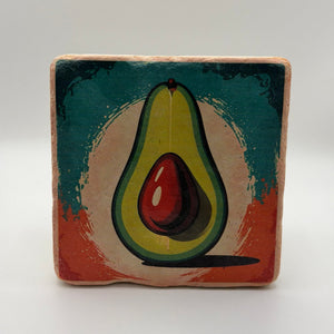 Avocado Paint Stone Coaster