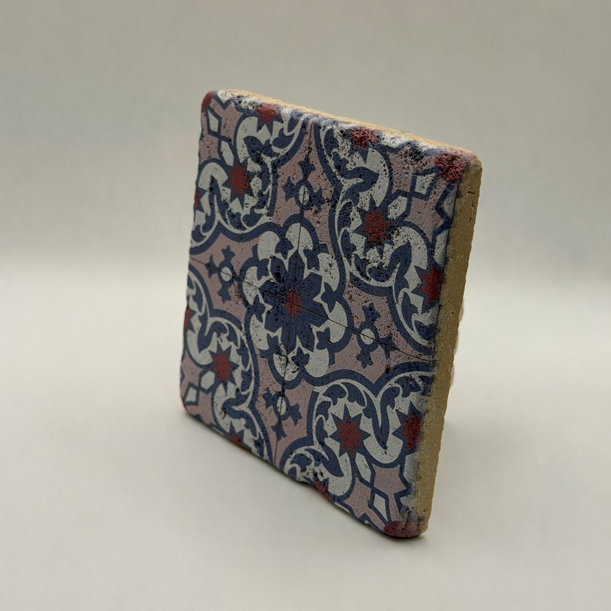 Aztec Pattern Stone Coaster
