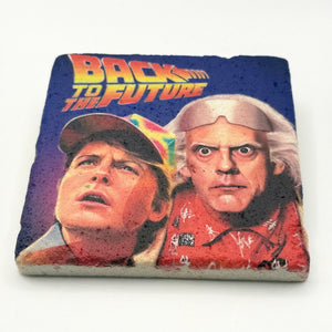 Back to the Future Stone Coaster
