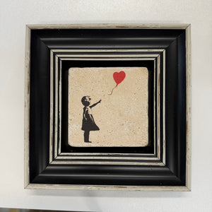 Variant Mapping v4 | banksy-balloon-natural-stone-coaster | with Black Frame | sha256:cd4c7f2b1a20