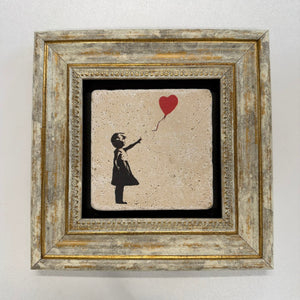 Variant Mapping v4 | banksy-balloon-natural-stone-coaster | with Gold Frame | sha256:83a8b7e9b2e0