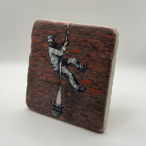 Banksy Create Escape Stone Coaster