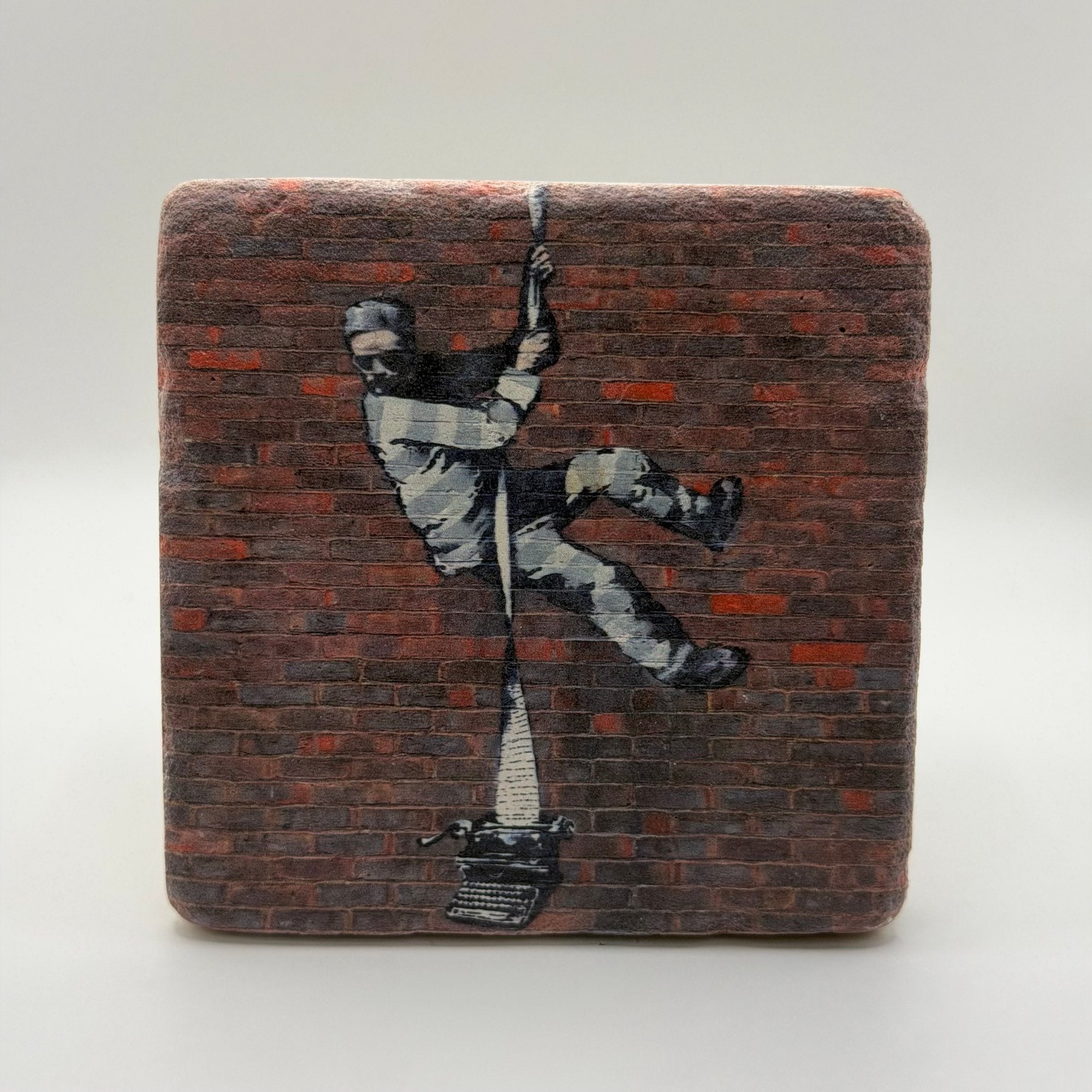 Banksy Create Escape Stone Coaster