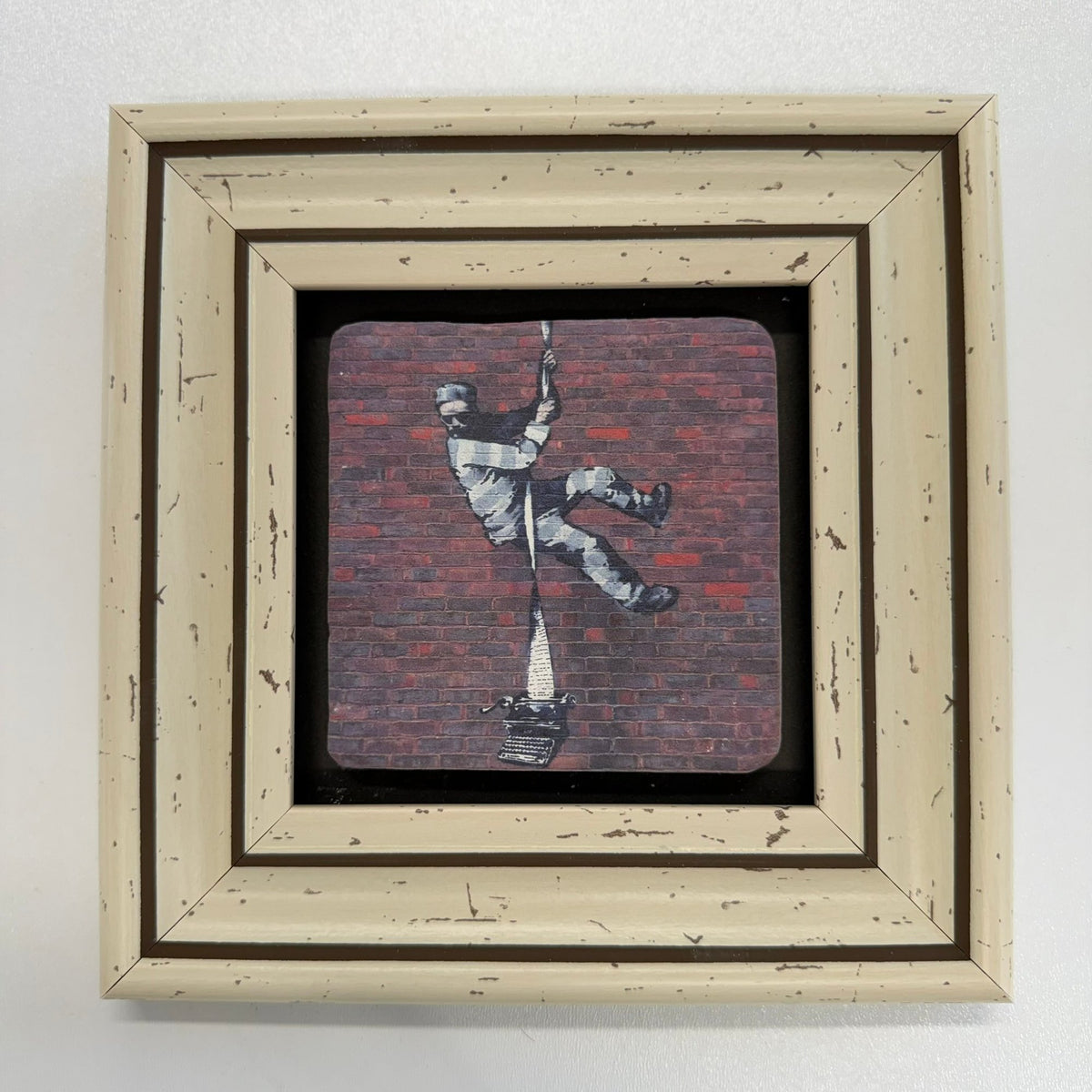Variant Mapping v4 | banksy-create-escape-natural-stone-coaster | with White Frame | sha256:e2f113e0471b