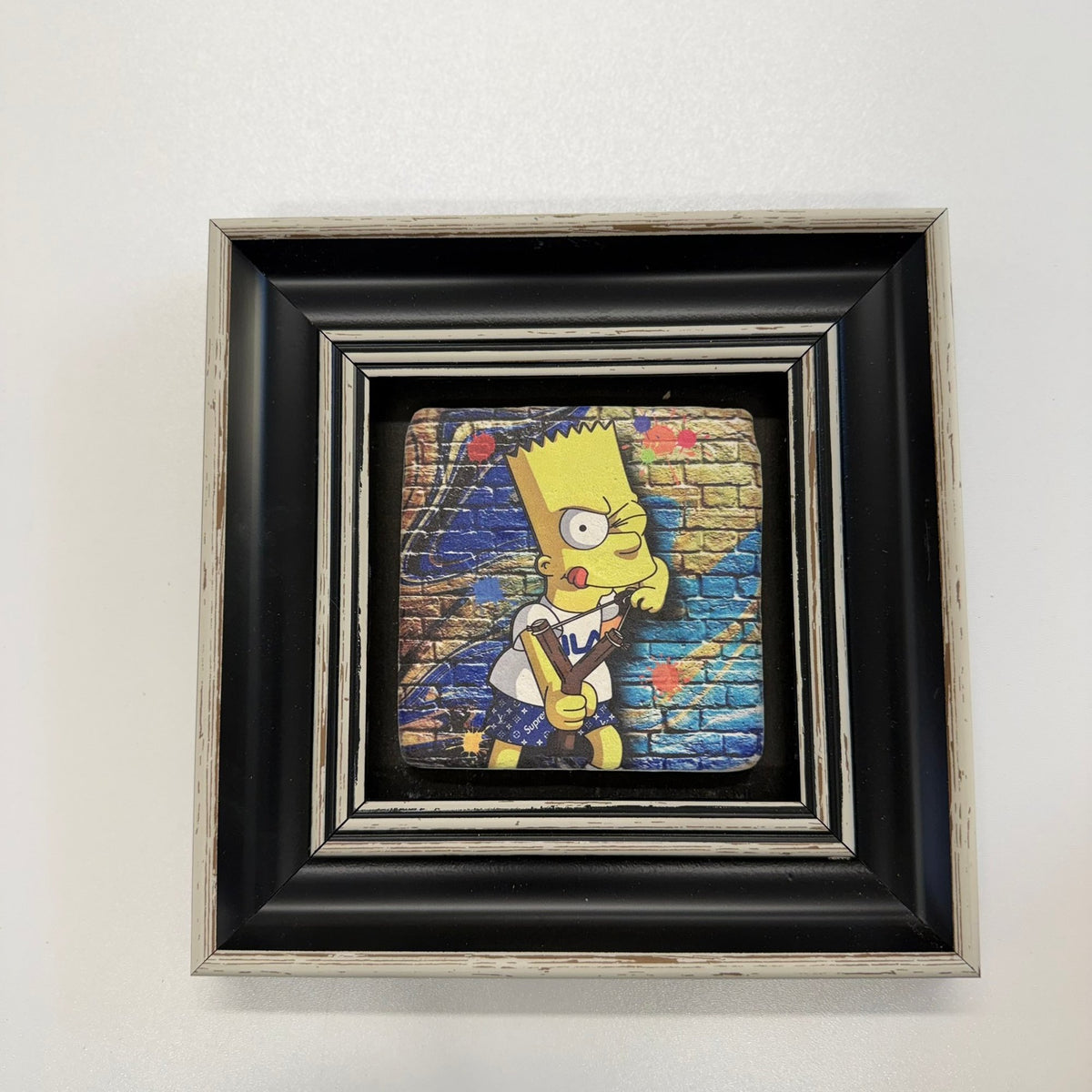 Variant Mapping v4 | bart-simpson-cartoon-natural-stone-coaster | with Black Frame | sha256:27cf189e188a