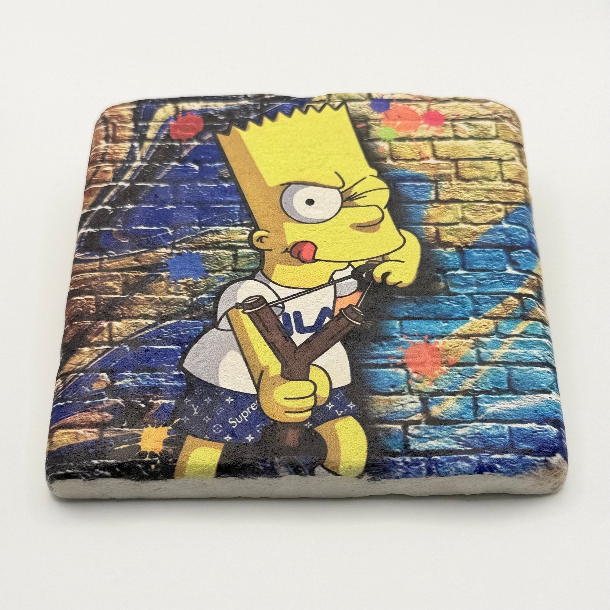 Bart Simpson Stone Coaster
