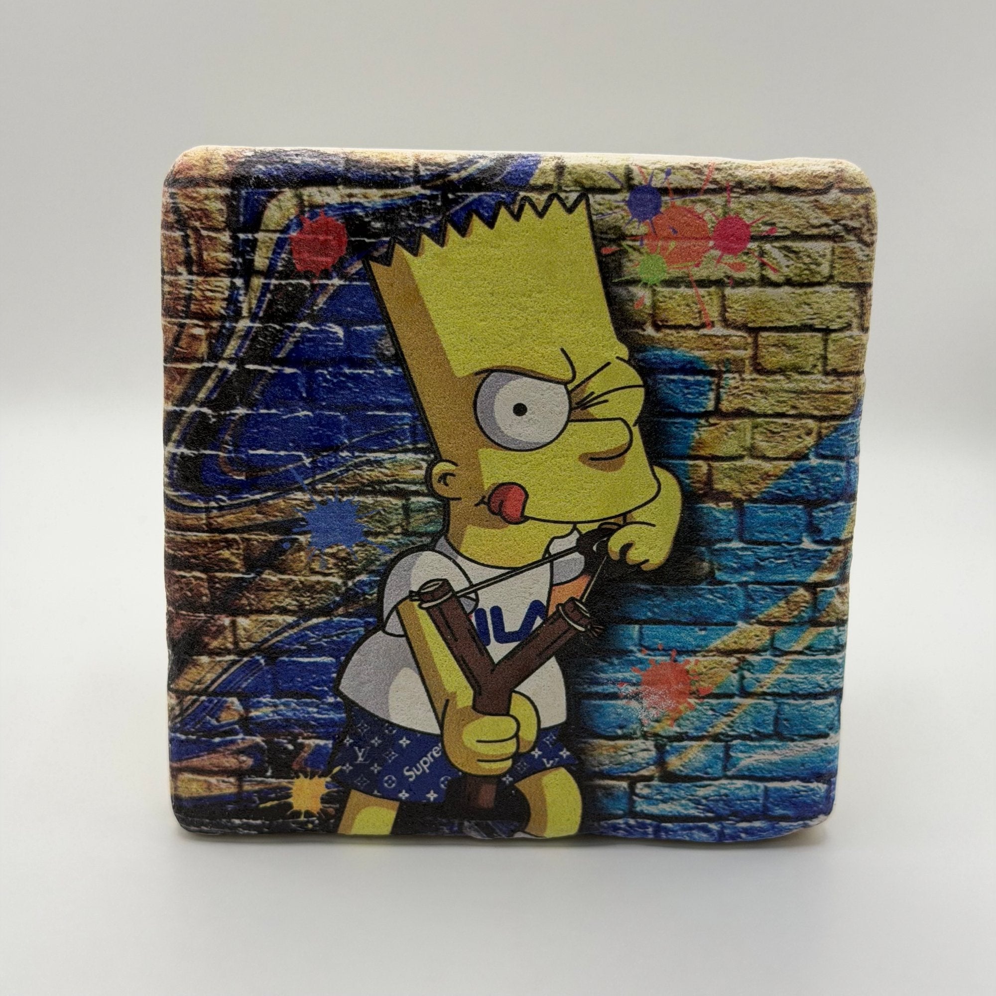 Bart Simpson Stone Coaster