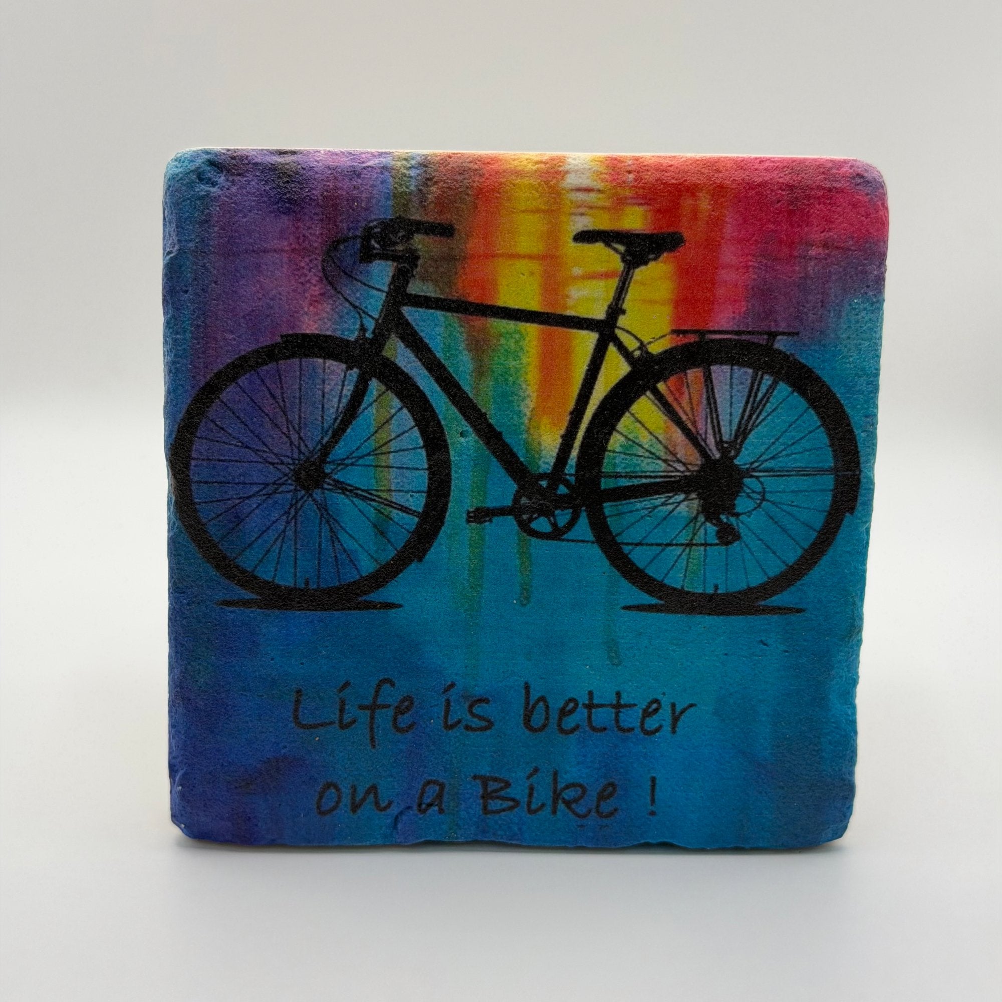 Better On A Bike Stone Coaster