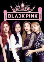 Blackpink official members artwork printed on MDF wall poster
