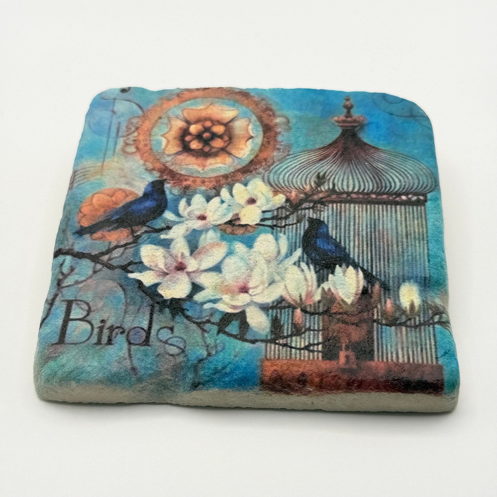 Blue Bird Stone Coaster