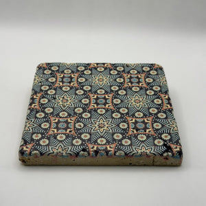Bohemian Peacock Stone Coaster