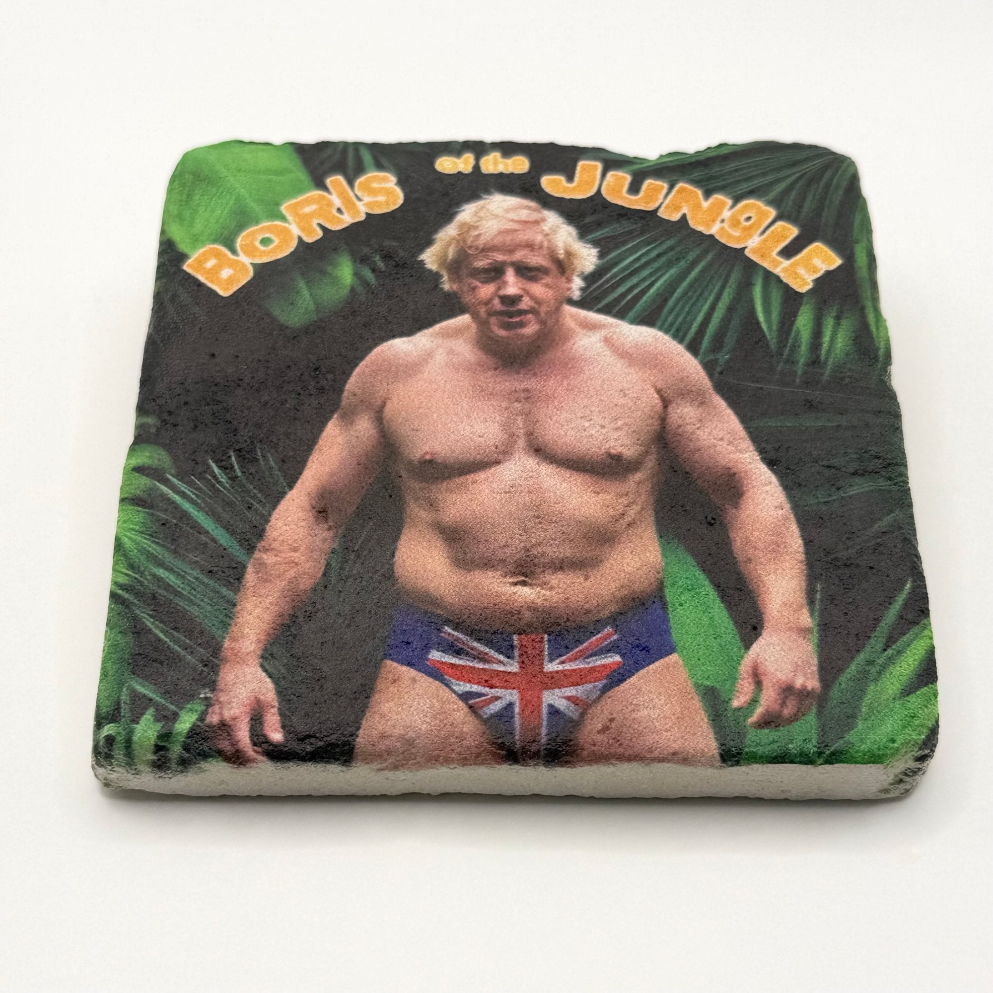 Boris in the Jungle Stone Coaster