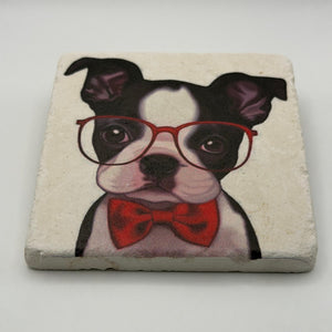 Boston Terrier Stone Coaster