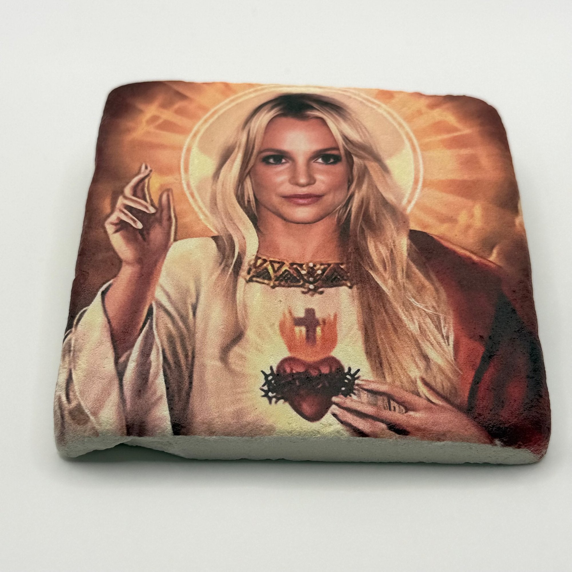 Britney Spears Pop Art Stone Coaster