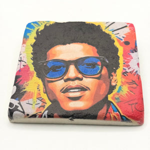 Bruno Mars Stone Coaster