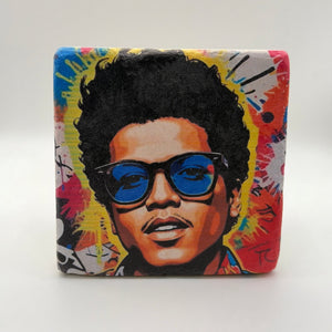 Bruno Mars Stone Coaster