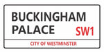 Buckingham Palace London design displayed as a decorative MDF wall sign