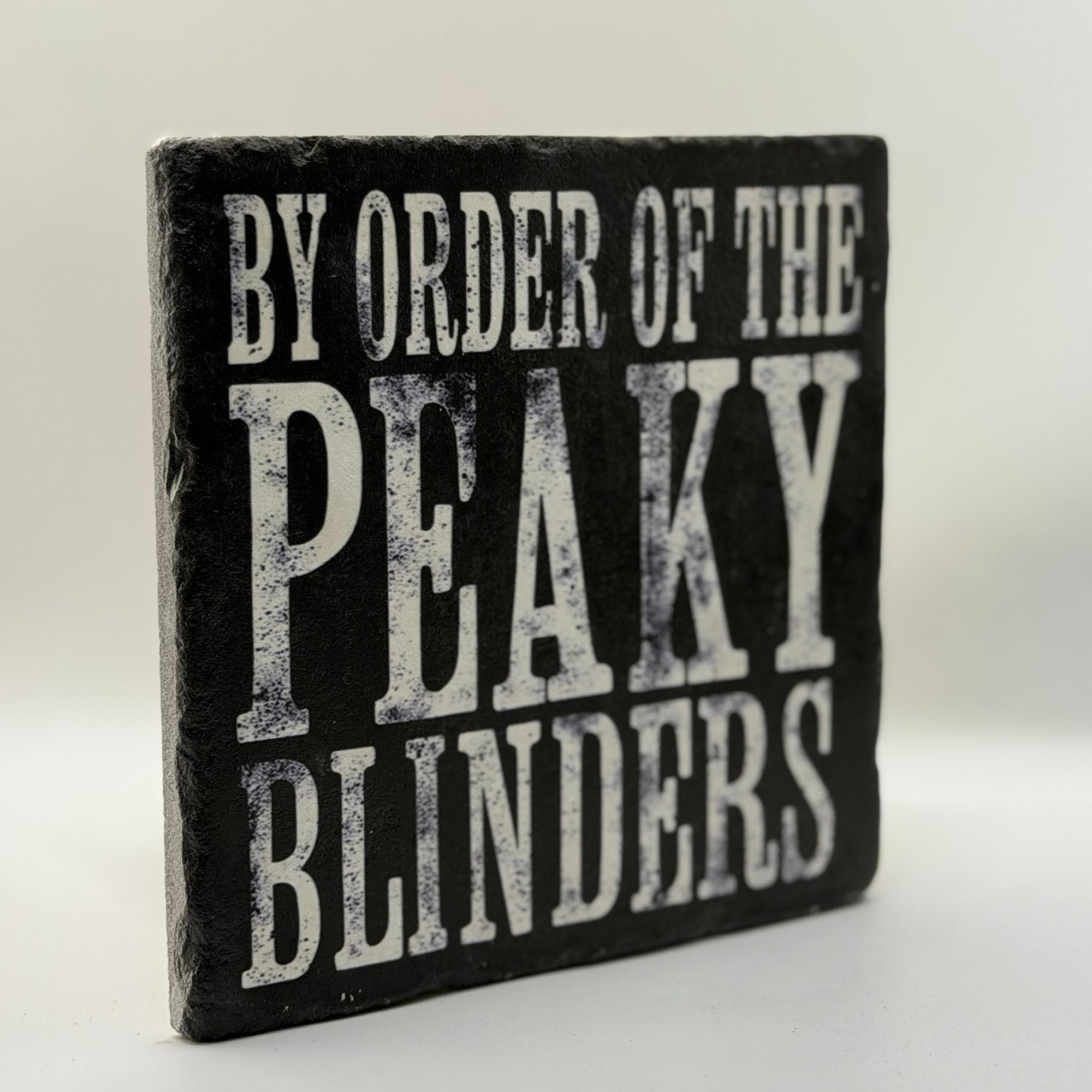 By Order Of The Peaky Blinders Natural Travertine Stone Hotpad artwork