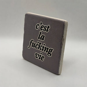 C'est La Vie Stone Coaster