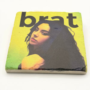 Charli XCX Brat Stone Coaster
