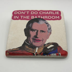 Prince Charles Royal Family Stone Coaster