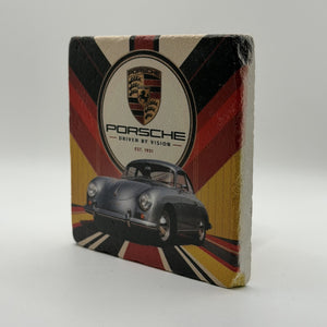Classic Ferrari Daytona Natural Travertine Stone Coaster 3