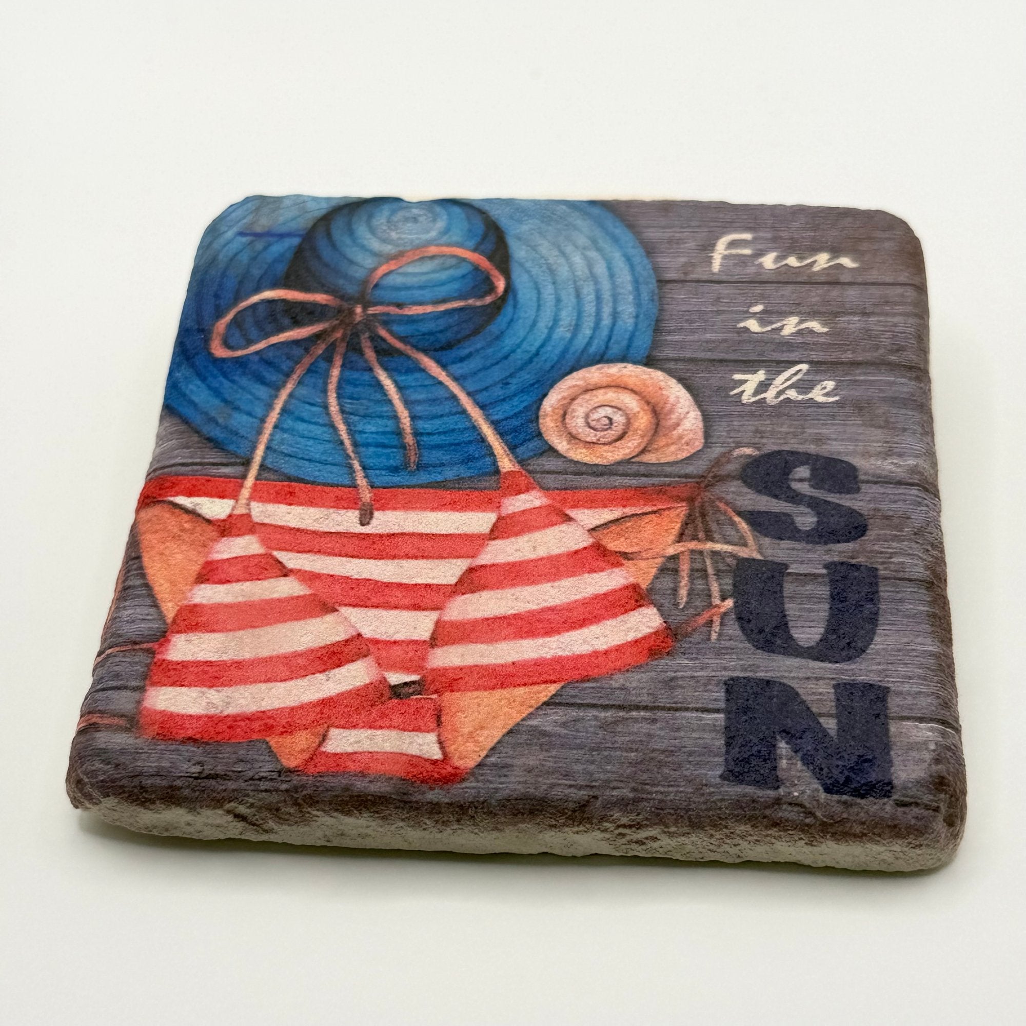 Coastal Beach Stone Coaster