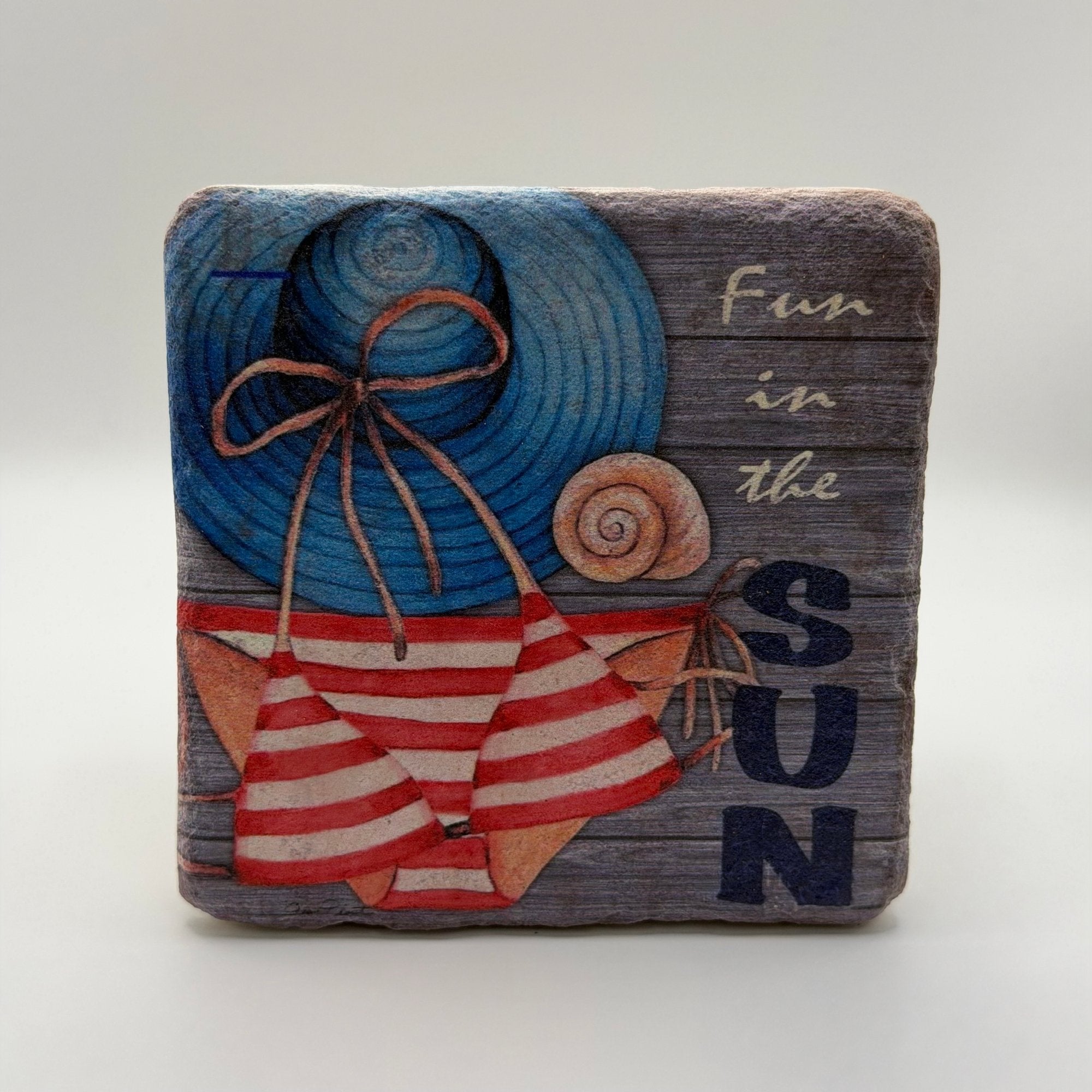 Coastal Beach Stone Coaster
