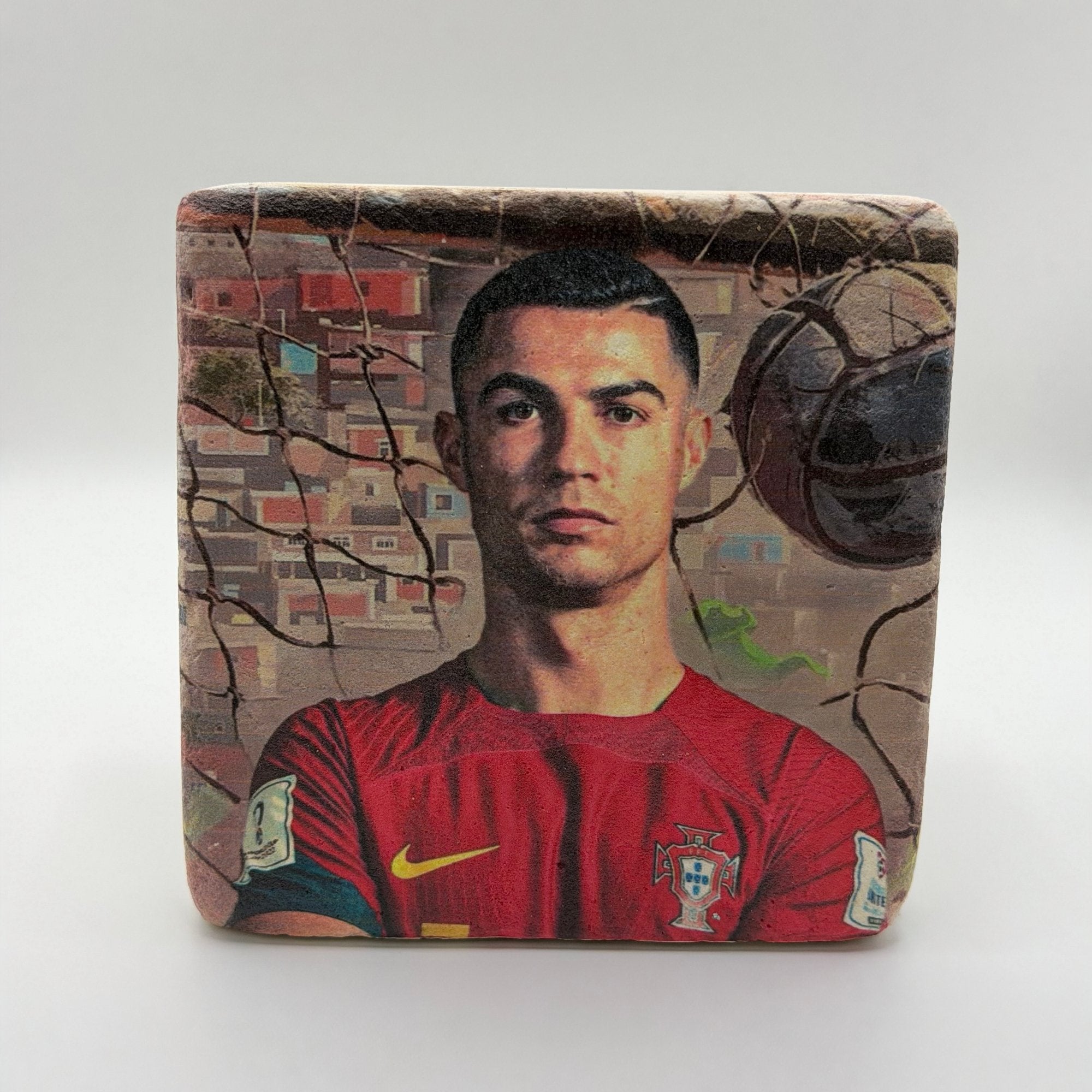 Cristiano Ronaldo Portugal Stone Coaster