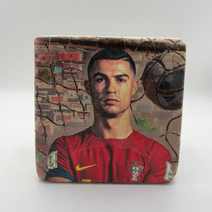 Cristiano Ronaldo Portugal Stone Coaster