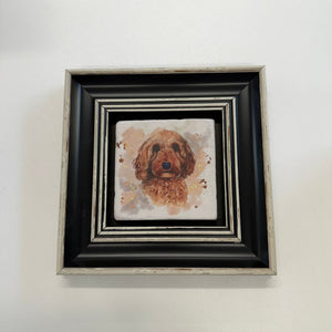 Variant Mapping v4 | cute-labradoodle-stone-coaster | with Black Frame | sha256:810535a3b857
