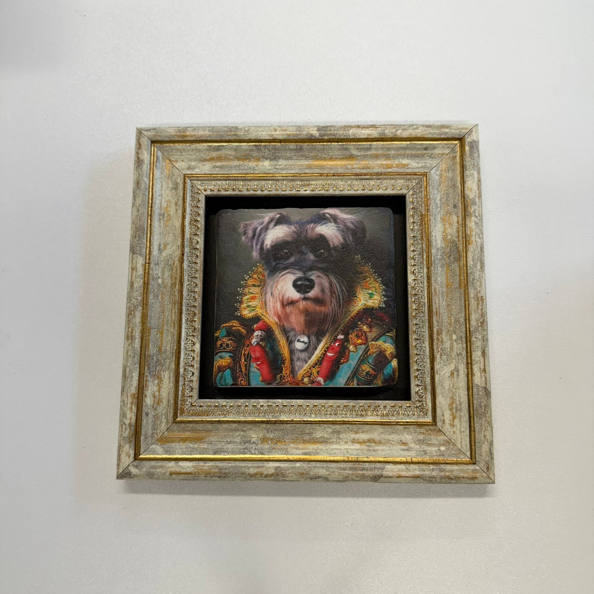 Variant Mapping v4 | cute-military-dog-stone-coaster | with Gold Frame | sha256:d3af81e9cc9e