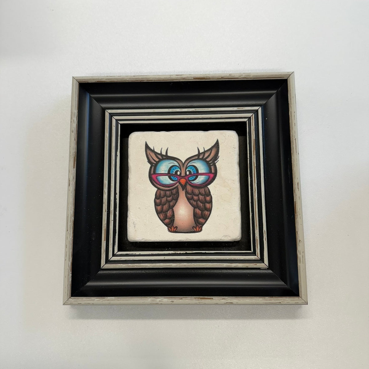 Variant Mapping v4 | cute-owl-natural-stone-coaster | with Black Frame | sha256:d6690065c981