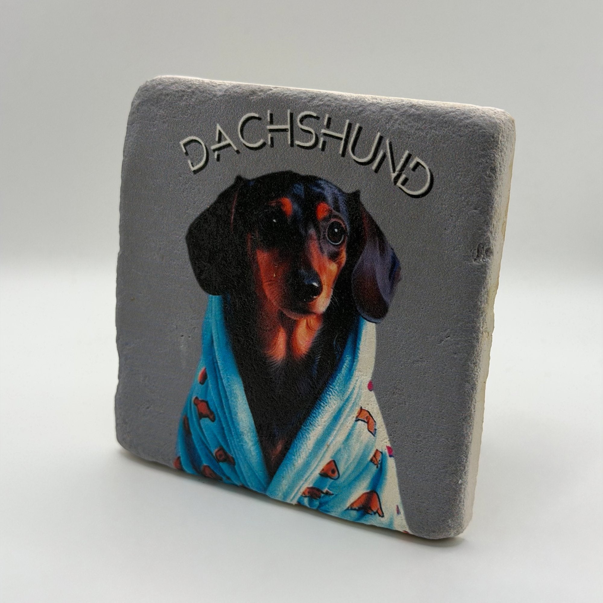 Dachshund Portrait Stone Coaster