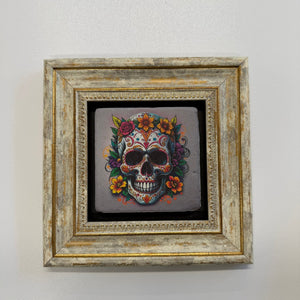 Variant Media V2 | dia-de-los-muertos-natural-stone-skull-coaster | gold | variant_main | sha256:75041f5ad489