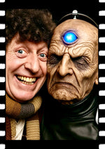 Doctor Who and Dalek artwork printed on MDF wall poster