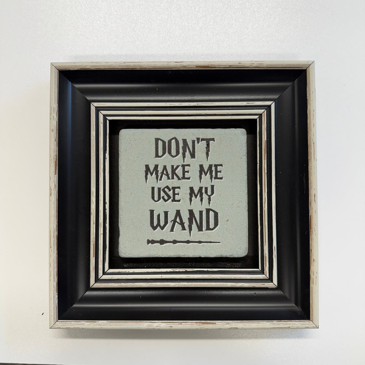 Variant Mapping v4 | dont-make-me-use-my-wand-natural-stone-coaster | with Black Frame | sha256:3eed51fc2964