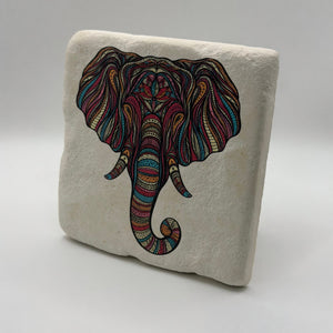 Cute Elephant Stone Coaster