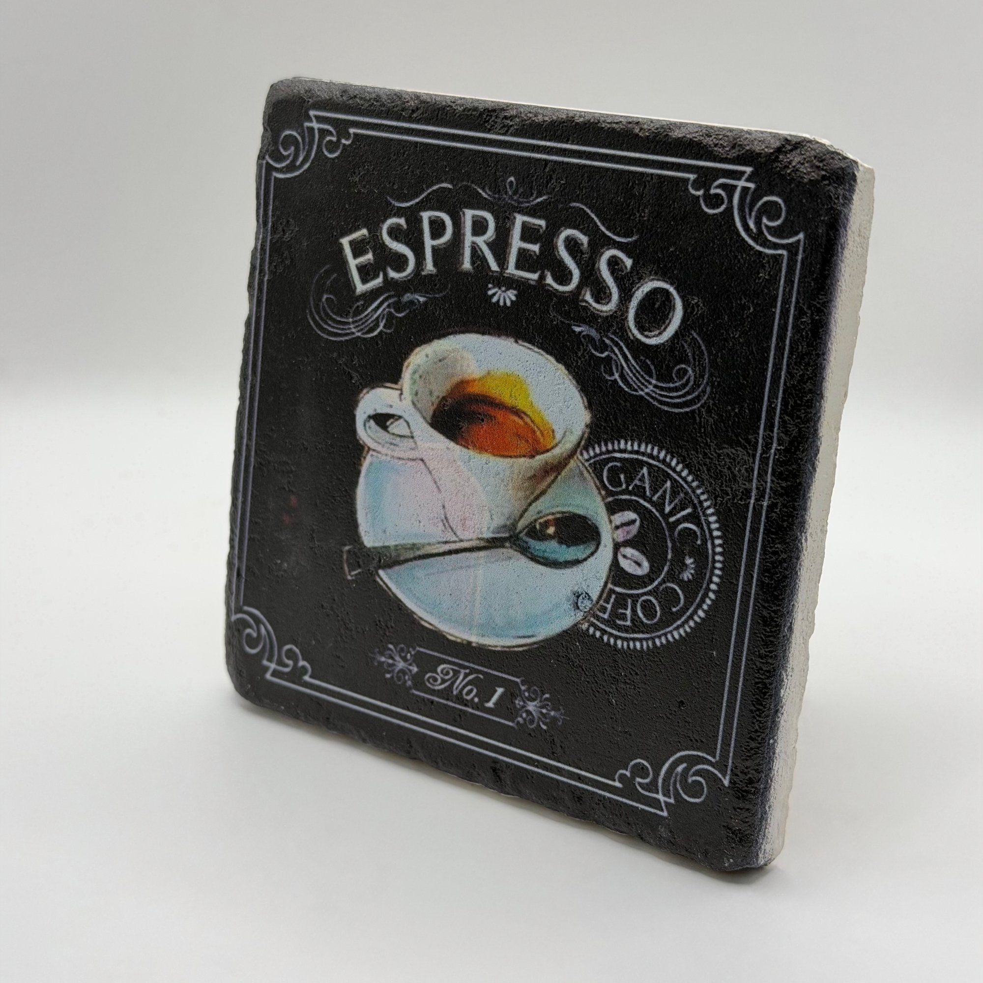 Vintage Espresso Stone Coaster