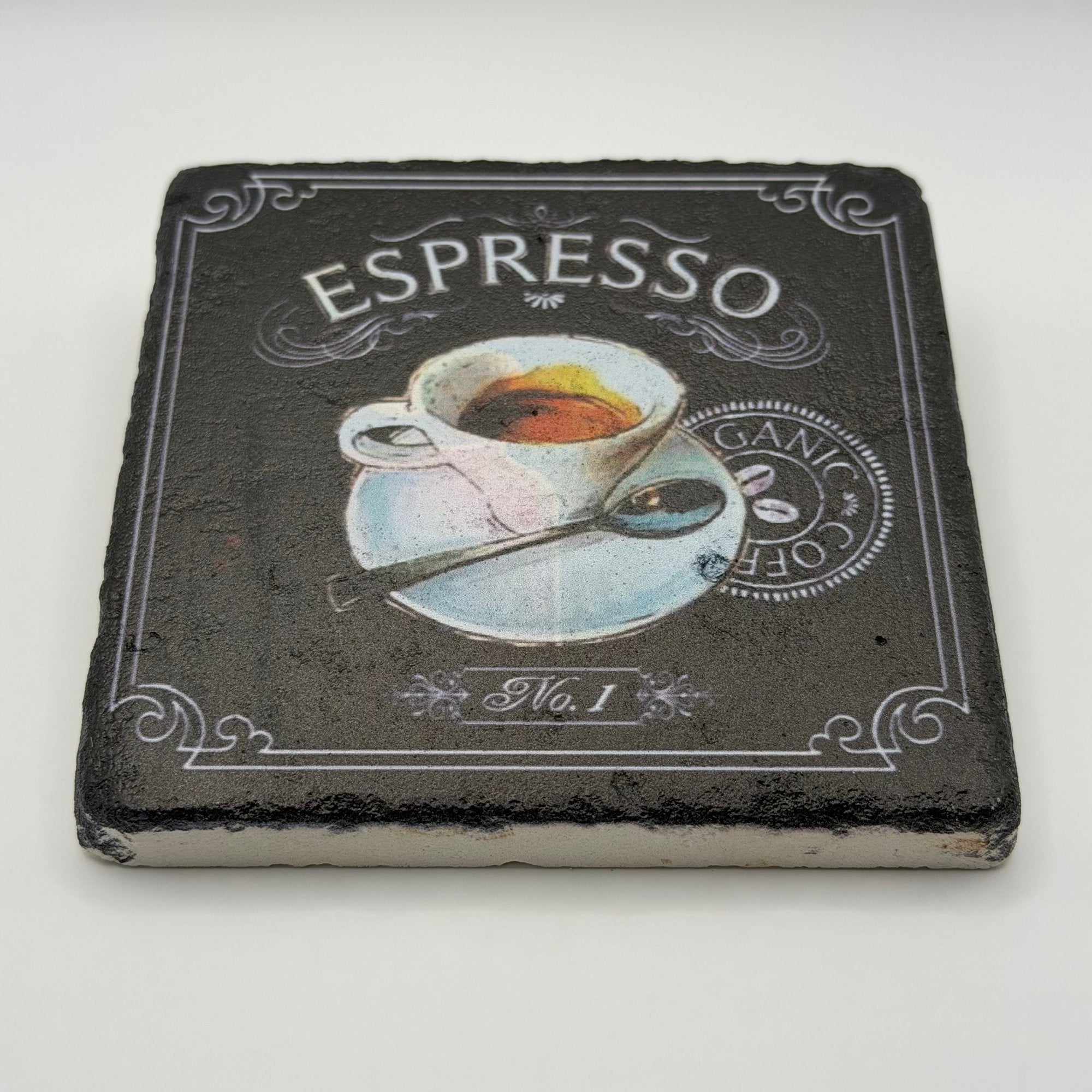 Vintage Espresso Stone Coaster