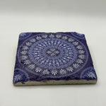 Ethnics pattern number 01 printed on a natural travertine stone coaster