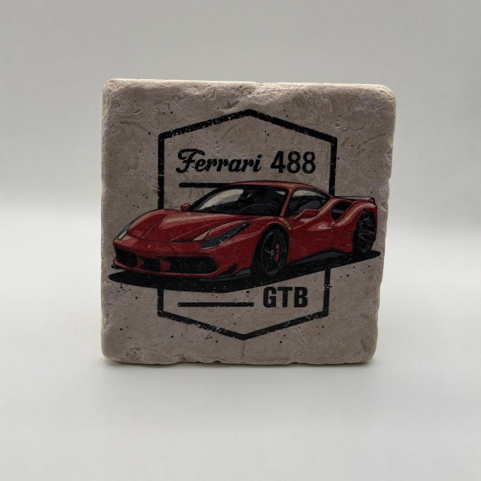 Ferrari 488 Stone Coaster
