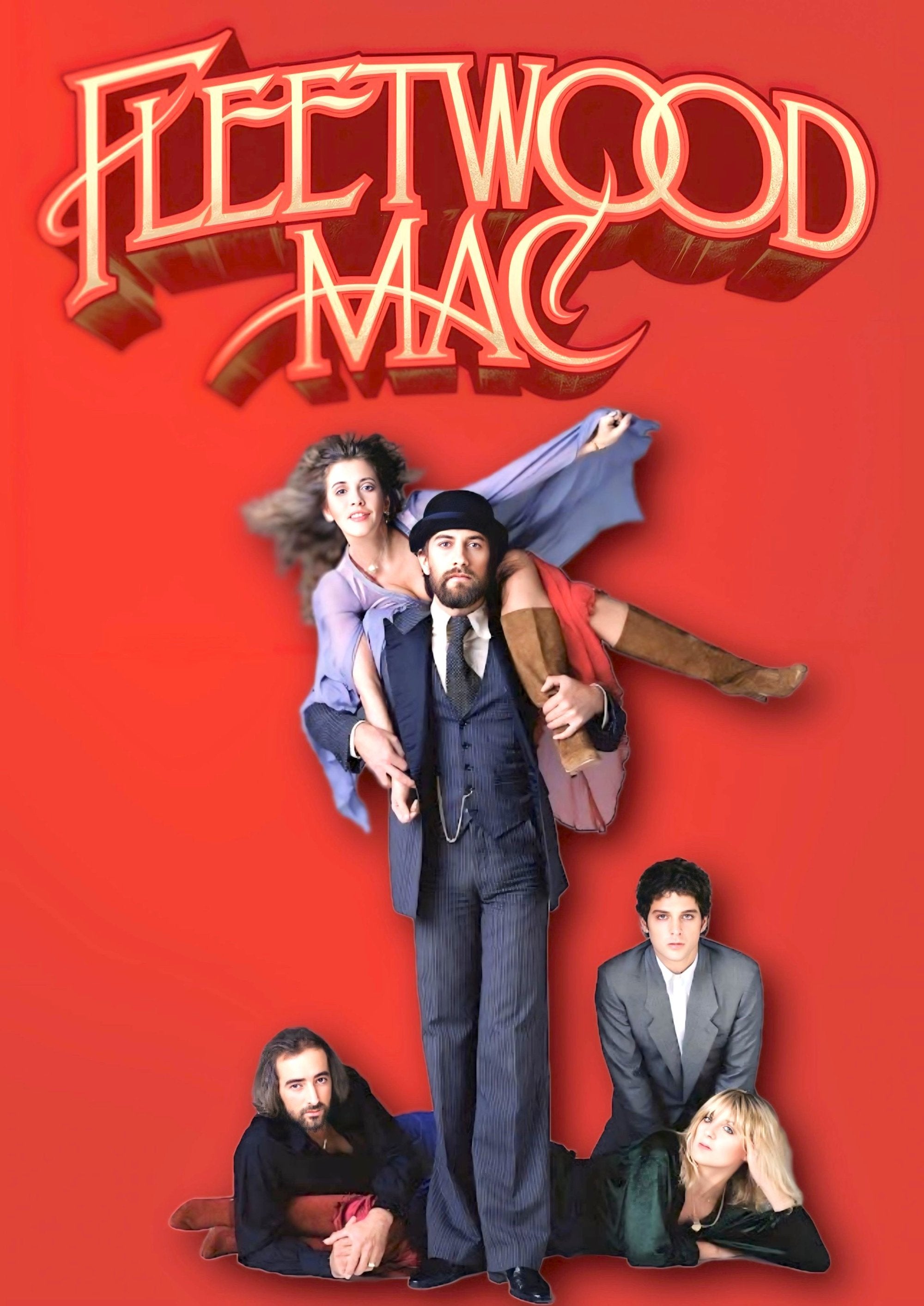 Fleetwood Mac Rumours artwork printed on MDF wall poster for movie theatre decor