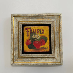 Variant Mapping v4 | fraises-natural-travertine-stone-coaster | with Gold Frame | sha256:2ecb237bb019