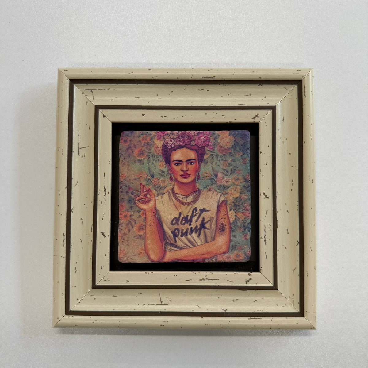 Variant Mapping v4 | frida-kahlo-daft-punk-natural-stone-coaster | with White Frame | sha256:a09bddd416b3