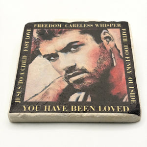 George Michael Careless Whisper Stone Coaster